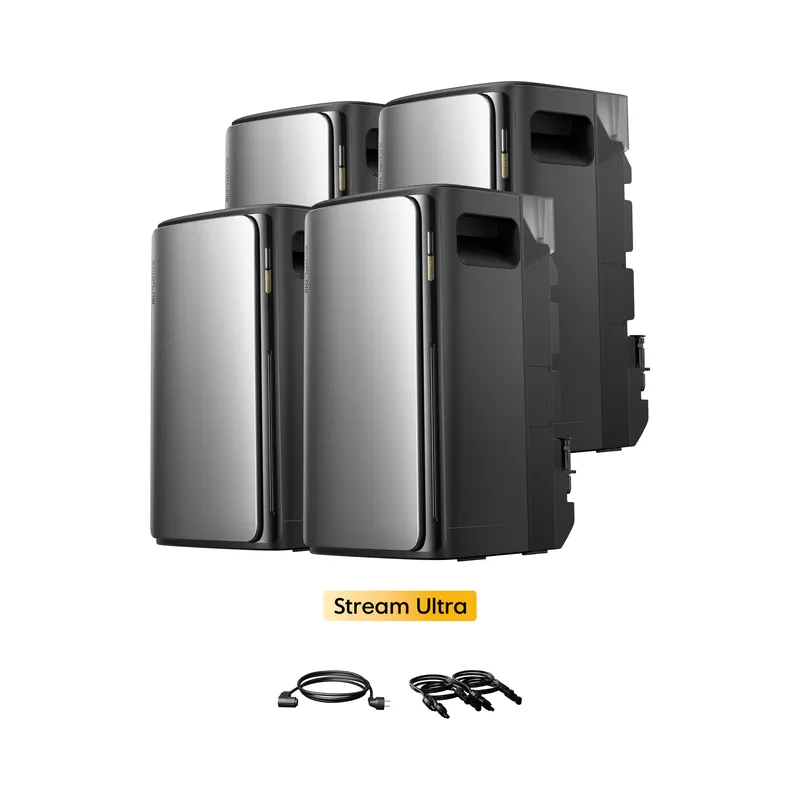 EcoFlow EcoFlow STREAM Ultra, All-in-One Speicher für Balkonkraftwerke, Bundle mit Mengenrabatt, by Powerness - 4 x Stream Ultra | 7680Wh / ohne Zubehör / Selbstabholung – Produktbild 1 von 1
