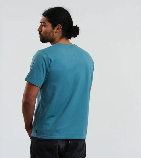 Gary Mash GARY MASH T-Shirt Sailor aus Biobaumwolle, Türkisblau (blau), – Produktbild 4 von 4