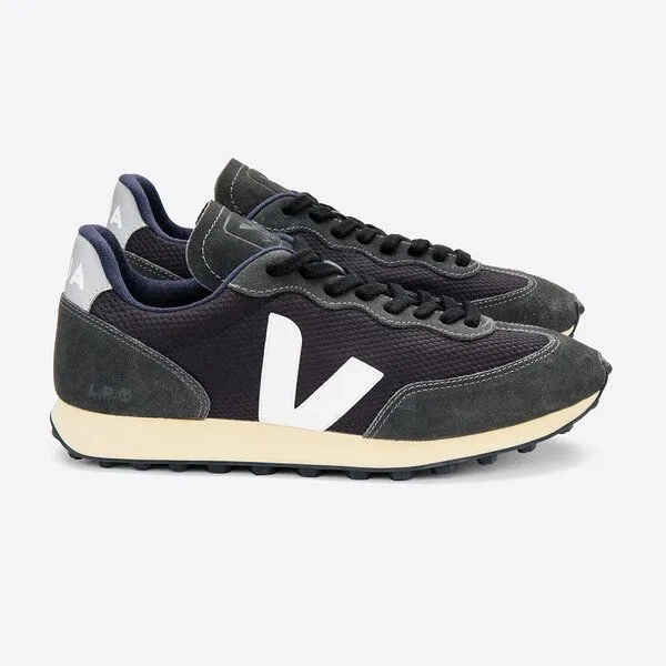 Veja Veja Sneaker Herren - Rio Branco Alveomesh, Schwarz (black white oxford grey), – Produktbild 1 von 4