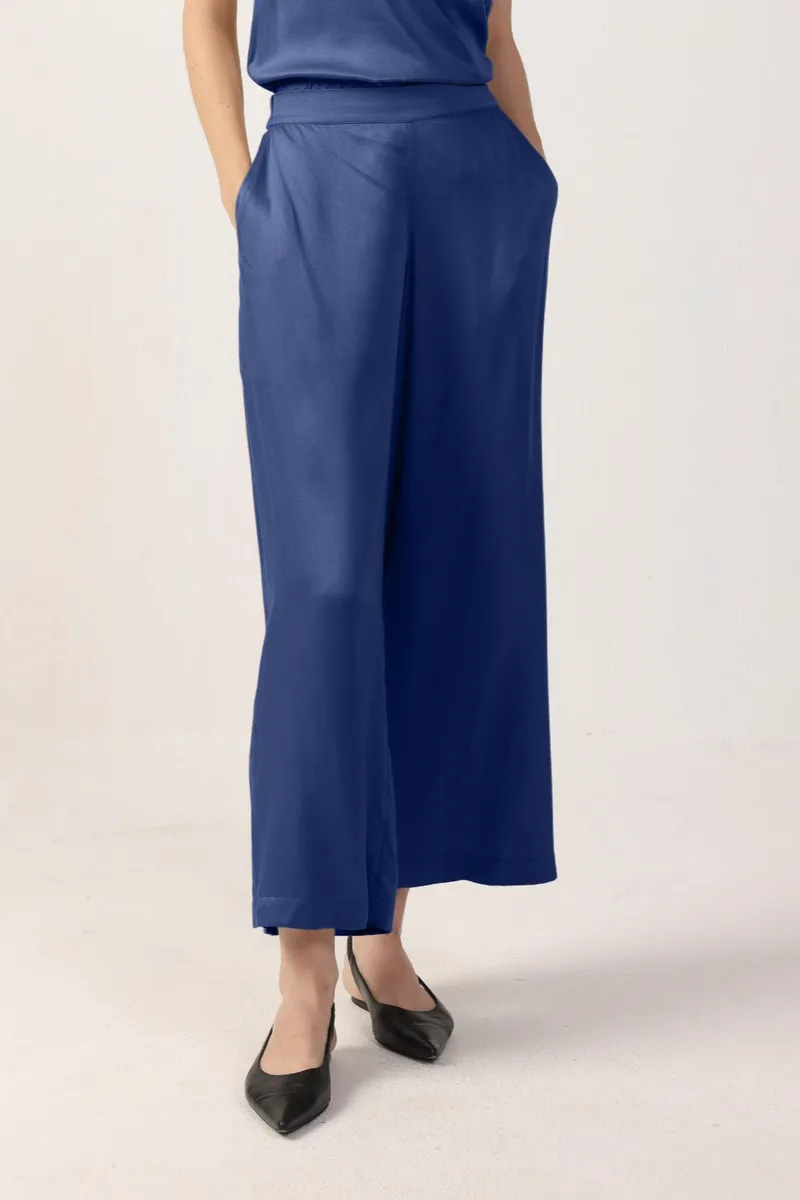 Neu Nomads Neu Nomads Damen vegan Hose Cropped Giada Bluejay, Dunkelblau, – Produktbild 1 von 1