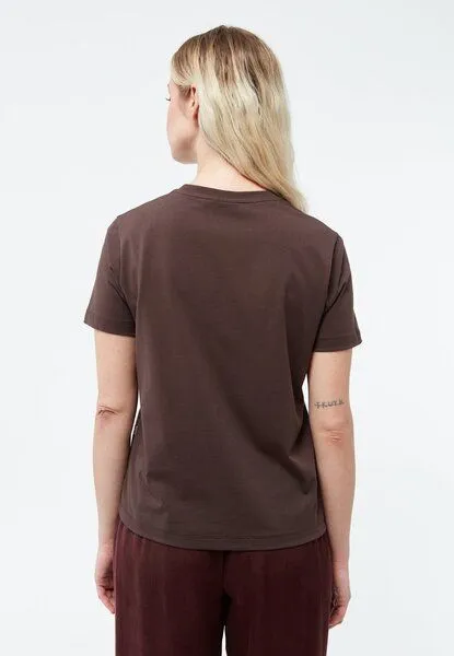 Givn Berlin Givn Berlin T-Shirt GBFINE aus Bio-Baumwolle, Coffee brown, – Produktbild 3 von 4