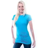 108 Degrees 108 Degrees Indische Inspiration T-Shirt türkis – Produktbild 1 von 1