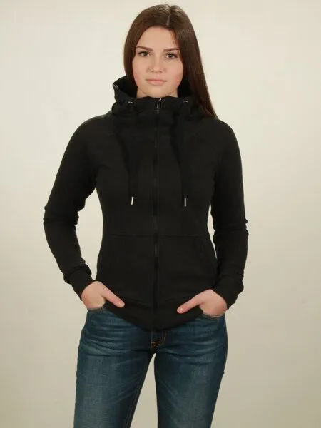 NATIVE SOULS Native Souls Zip-Hoodie Damen, Black, – Produktbild 1 von 2