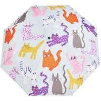 Original Duckhead Original Duckhead Gemusterter Regenschirm aus recycelten PET-Flaschen - Artsy Cats – Produktbild 1 von 1