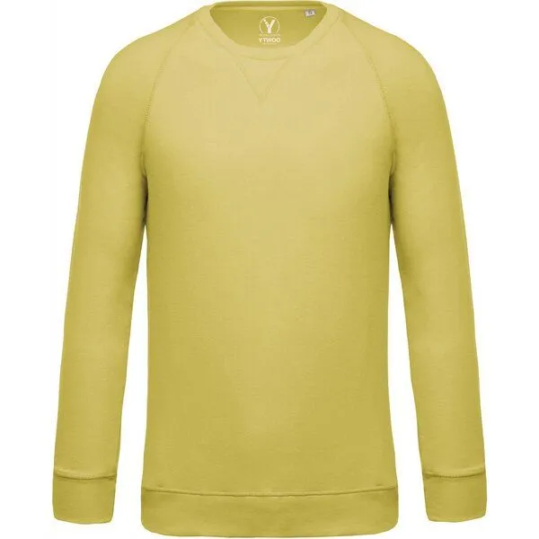 YTWOO YTWOO Premium Herren Sweatshirt, Lemon yellow, – Produktbild 4 von 4