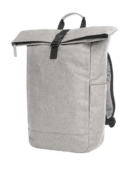 Halfar Halfar Kurierrucksack CIRCLE Rolltop Notebooktasche, Grau meliert, – Produktbild 1 von 1