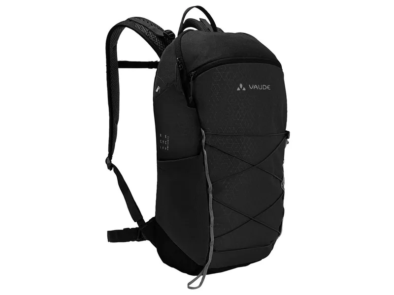 VAUDE Wanderrucksack 'Agile 20' mit Hüftgurt und Kordelzugfront, Black, – Produktbild 1 von 1