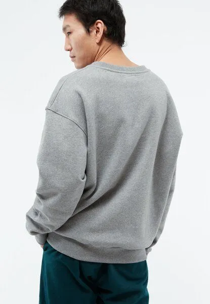 Givn Berlin Givn Berlin Sweater GBCEMALI relaxed Fit aus Bio-Baumwolle, Grey melange, – Produktbild 3 von 4