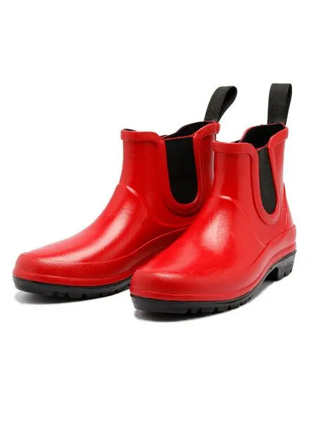 Grand Step Shoes Grand Step Shoes Damen Gummistiefel Vicky Kautschuk, Rot, – Produktbild 1 von 4