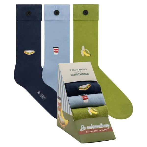 A-Dam A-Dam Socken 3er-Pack Multi Sandwich Box – Produktbild 1 von 2