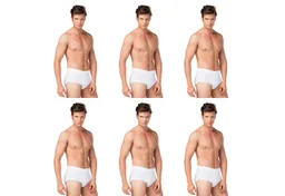 DDOnlineShop Slip Unterhosen Feinripp mit Eingriff (6er-Pack) Weiß aus Bio-Baumwolle (Spar-Set, 6-St., 6er-Pack) Premium Qualität – Produktbild 1 von 1