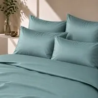 Mary Rose® Mary Rose® Satin Bettwäsche, 100% Bio Baumwolle (GOTS zertifiziert), Sea-green, – Produktbild 1 von 1