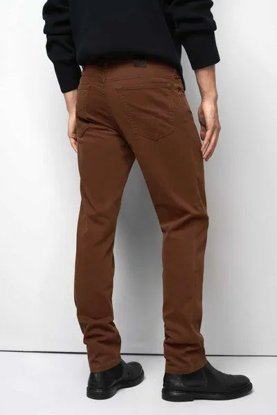 M 5 BY MEYER M 5 BY MEYER Five Pocket aus High Performance Satin, Rot (rost), – Produktbild 4 von 5
