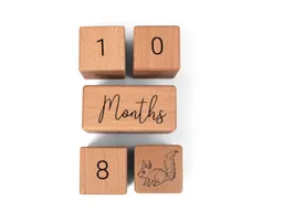 Filibabba Filibabba Meilensteinwürfel aus Holz, 5-teilig Maße 12 x 8 x 24,30 cm – Produktbild 1 von 1
