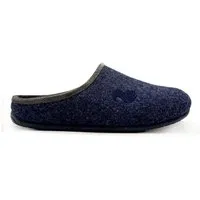 thies Veganer Slipper "thies ® PET Piping" aus weichem Filz, Dark navy, – Produktbild 1 von 1
