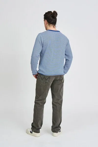 Zerum Zerum Streifen Pullover Modell: Raul, Royal/sand (blau), – Produktbild 3 von 3