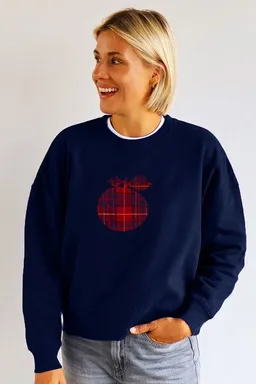 Kultgut Kultgut Artdesign - Biofair- Pulloversweater im Boxistyle / Scottish Apple – Produktbild 1 von 1