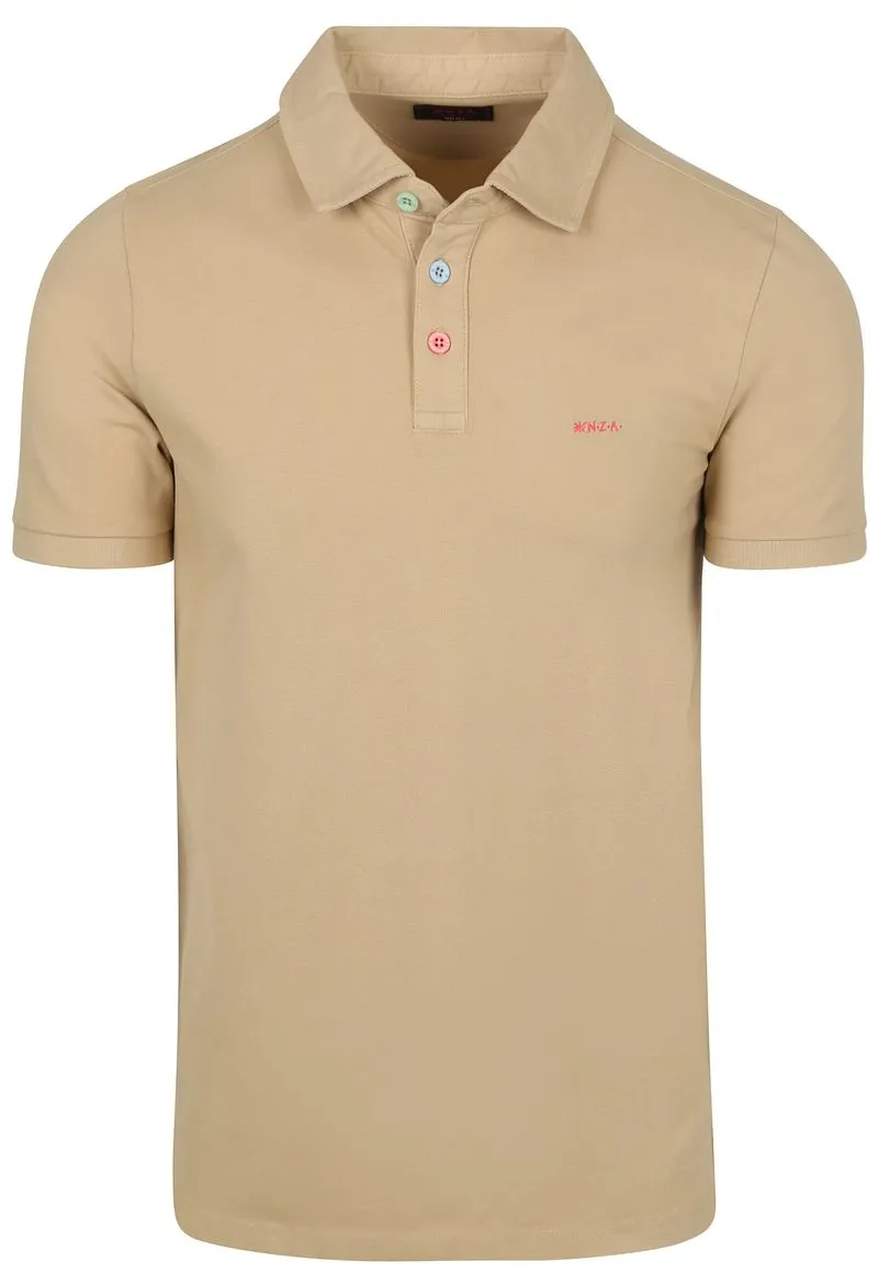 new zealand auckland new zealand auckland NZA Polo Hawera Beige, Beige, – Produktbild 1 von 5