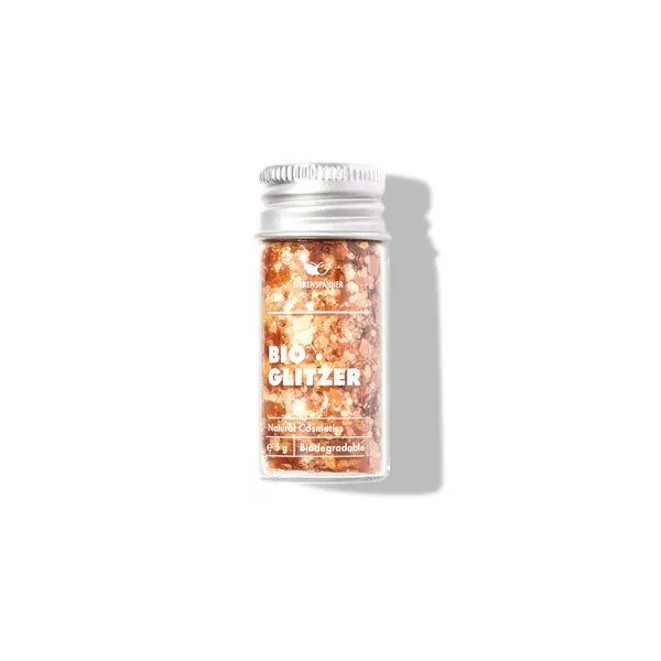 BIRKENSPANNER BIRKENSPANNER Biologisch abbaubarer Glitzer "Bioglitzer" | viele Farben, Bronze-gold, – Produktbild 2 von 4