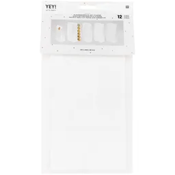 Rico Design Rico Design Blockbodenbeutel weiß 12 Stück 150x300x80mm – Produktbild 1 von 1