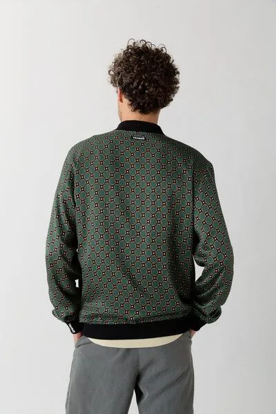 Yahmo Yahmo Cupro/Tencel Laslo Wendejacke, Emerald/black (grün), – Produktbild 3 von 4