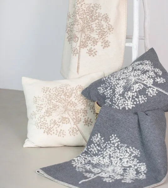 david fussenegger David Fussenegger Kuscheldecke Dolde aus Biobaumwolle, Naturweiß, – Produktbild 4 von 4