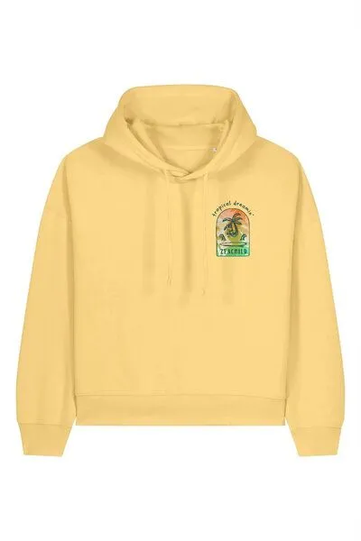 Zeachild Zeachild Bio Cropped Sweater Damen - Tropical Dreamin' – Produktbild 2 von 3