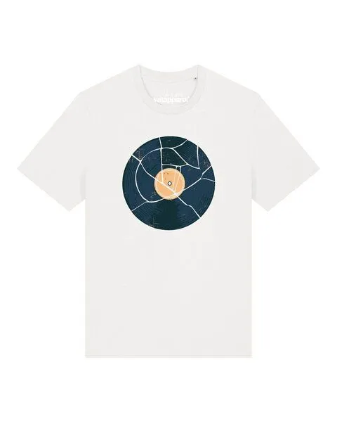watapparel watapparel T-Shirt Unisex Broken Vinyl, Off white, – Produktbild 1 von 2