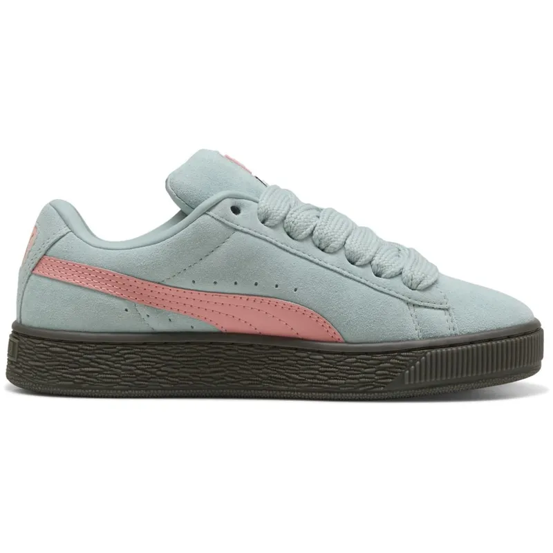 Puma Puma Suede XL Kinder Sneaker, grün, 38 ½ EU, Grün, – Produktbild 1 von 5