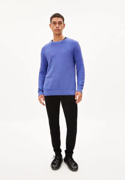ARMEDANGELS ARMEDANGELS GRAANOS - Herren Pullover Regular Fit aus Bio-Baumwolle, Vibrant violet, – Produktbild 4 von 4