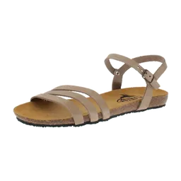 Plakton Plakton 575080 Mam Alou Nobuck - Damen Schuhe Sandaletten - Taupe für Damen – Produktbild 1 von 1