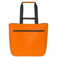 Halfar Halfar Shopper SOFTBASKET aus recyceltem Polyester 40 x 37 x 20 cm Shopper mit herausnehmbaren festem Boden, Orange, – Produktbild 1 von 1
