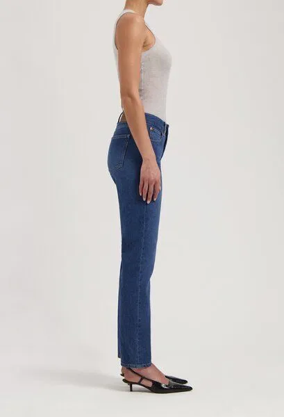 MUD Jeans MUD Jeans Damen Jeans Straight Leg "Go - Used Stone", Blue, – Produktbild 2 von 4