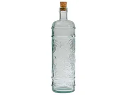 Glasflasche mit Korken 'Anis' 1 l aus Recyclingglas – Produktbild 1 von 1