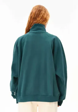 ARMEDANGELS ARMEDANGELS Damen vegan Sweatshirt Iconic A In Grün – Produktbild 1 von 1