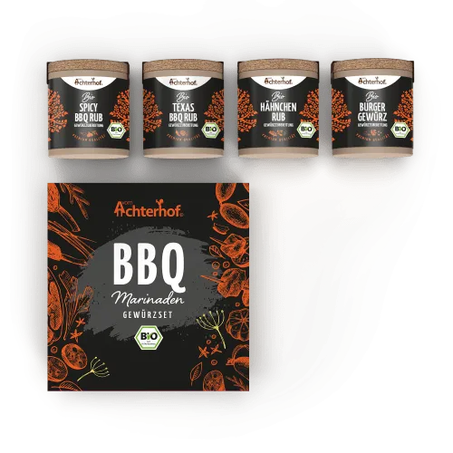 vom Achterhof BBQ Marinaden Gewürzset Bio – Produktbild 1 von 1
