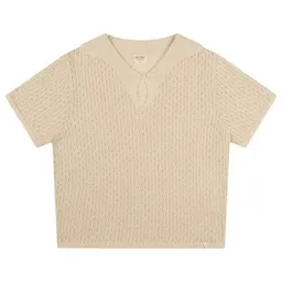 MATONA Matona Kurzarm-Bluse Pointelle bone – Produktbild 1 von 1