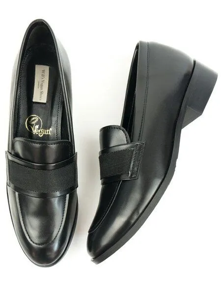 Will's Vegan Shop Will's Vegan Shop Band Loafer Schwarz Damen, Schwarz, – Produktbild 1 von 3