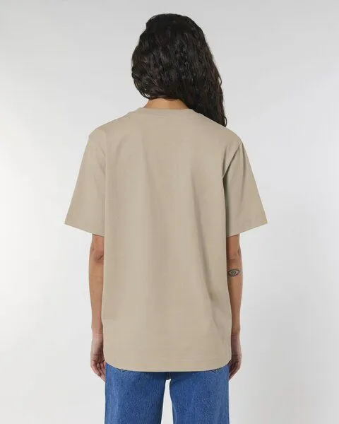 UNIPOLAR UNIPOLAR Oversized T-Shirt Modell: Free, Desert dust (natur), – Produktbild 5 von 5