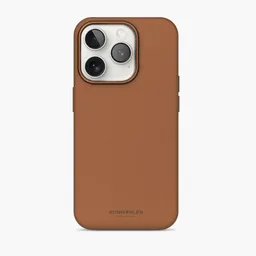 VONMÄHLEN VONMÄHLEN Like Leather Case - Schutzhülle, MagSafe kompatibel iPhone 16 Pro Max, Brown – Produktbild 1 von 1