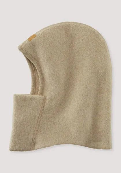 hessnatur hessnatur Fleece Kapuzenmütze aus reiner Bio-Baumwolle, Goldsand, – Produktbild 1 von 2