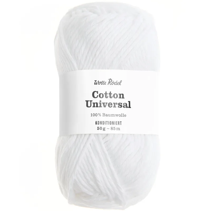 Wolle Rödel Wolle Rödel Cotton Universal Weiß, Weiß, – Produktbild 1 von 1