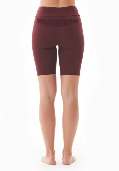 ORGANICATION ORGANICATION LOLLA | Radler-Leggings aus Bio-Baumwolle, Bordeaux, – Produktbild 3 von 4