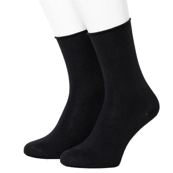 Opi & Max Opi & Max Roll Top Plain Socks, Burgundy, – Produktbild 1 von 1