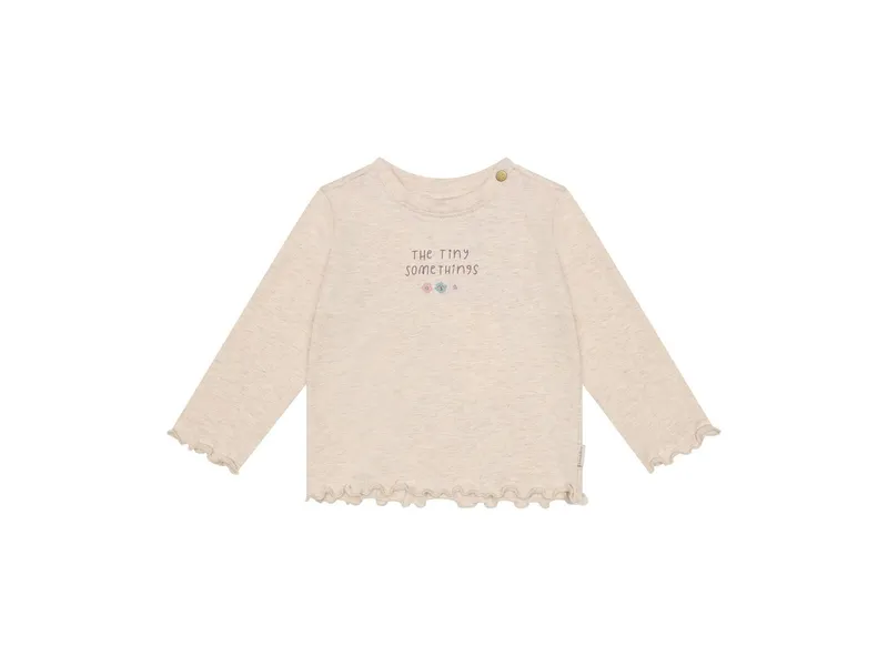 Noppies Langarmshirt sand melange 50, Natur, – Produktbild 1 von 1