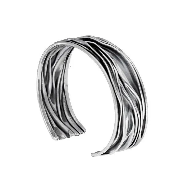 pakilia pakilia Silber Armband Wellen Fair-Trade und handmade – Produktbild 5 von 7