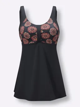 feel good Tankini-Oberteil schwarz-rot – Produktbild 1 von 1