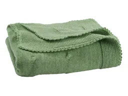 Reiff Strickwaren Babydecke Bio-Merinowolle Twist salbei Maße 80 x 80 cm – Produktbild 1 von 1