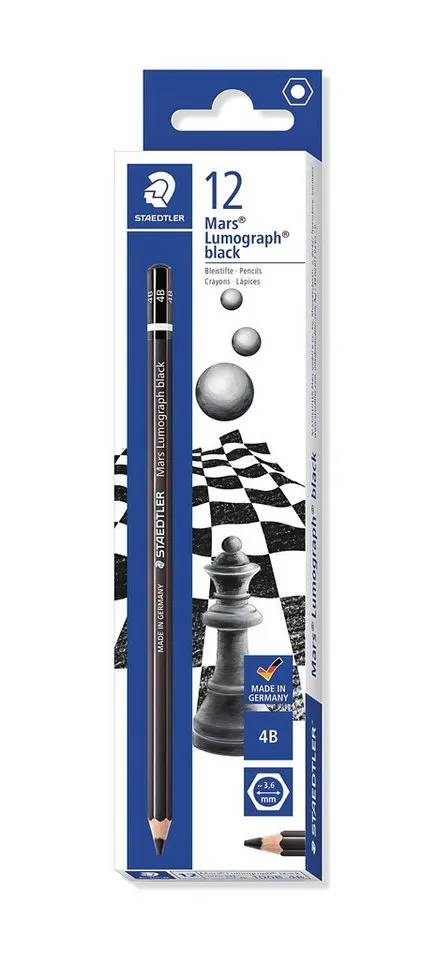 Staedtler Staedtler Bleistift Staedtler Bleistift Lumo. black 4B 100% PEFC – Produktbild 2 von 2