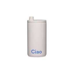 Design Letters Reisebecher 350ml – Pale Beige, Ciao – Produktbild 1 von 1